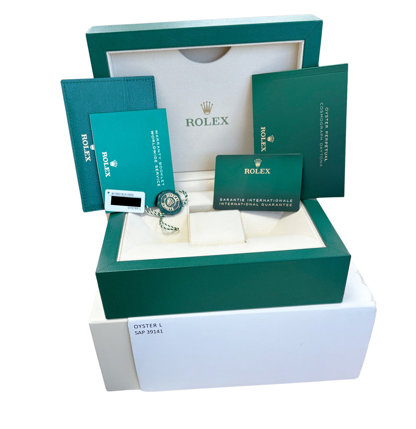 NEW 2026 PAPERS Rolex Daytona GHOST Silver 18K Gold 40mm Watch 126519LN BOX