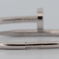 PAPERS Cartier Juste Un Clou Nail Bracelet Size 17 18K White Gold AU 750 BOX