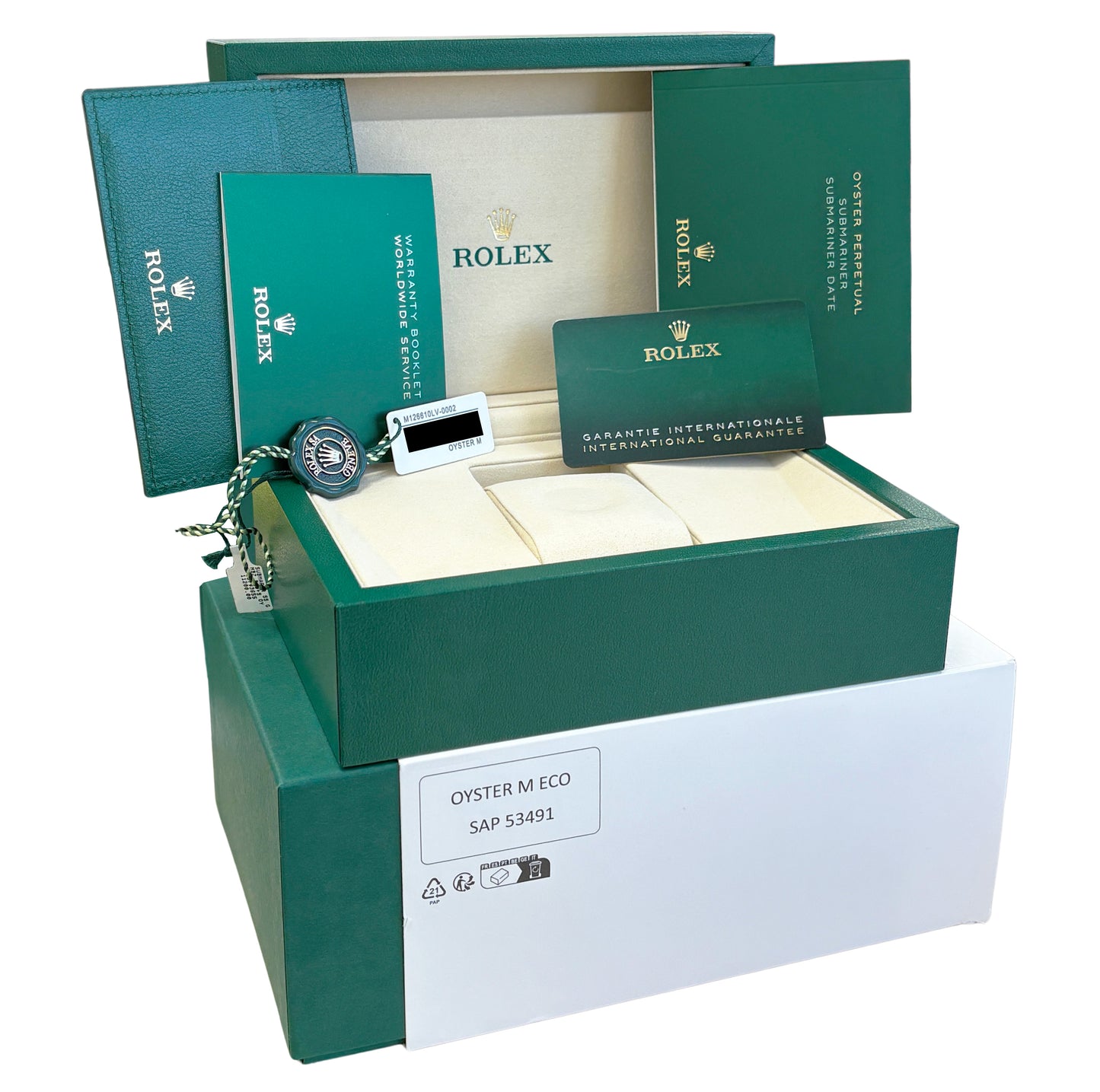 NEW UNWORN 2025 PAPERS Rolex Submariner 41mm STARBUCKS Green Watch 126610 LV BOX