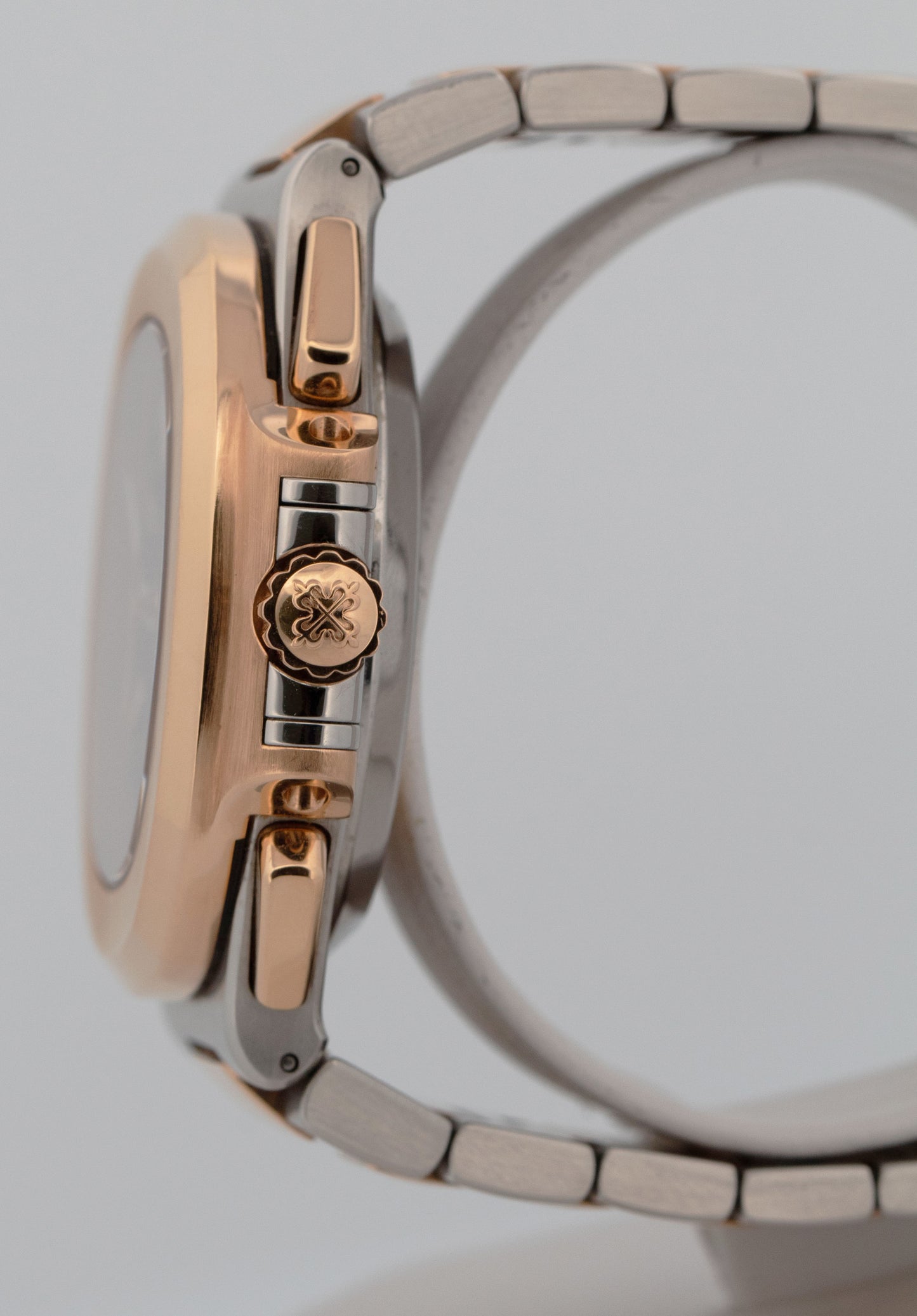 PAPERS Patek Philippe Nautilus 40.5mm Chronograph 18K Two-Tone Blue 5980/1AR BOX