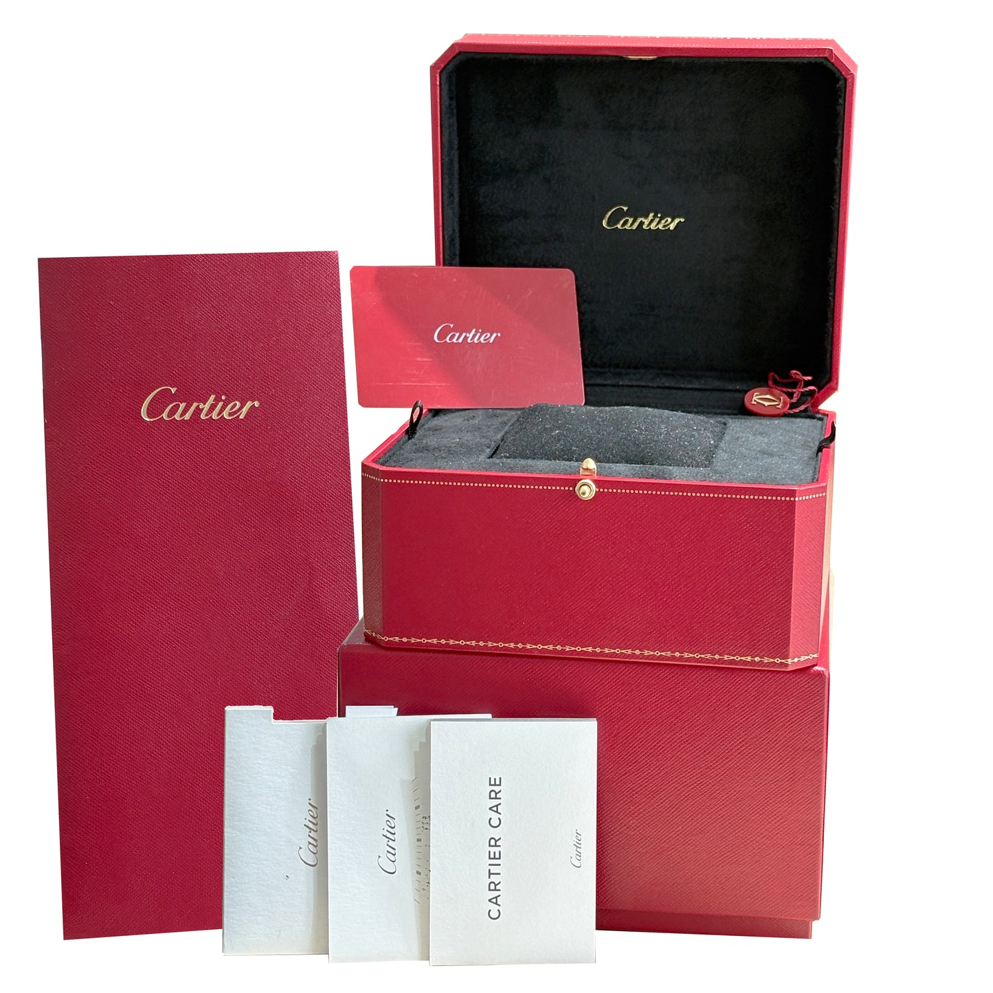 Cartier Tank Solo PAPERS Silver 31x40mm 3800/W5200028 Date Steel Watch BOX