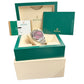 MINT PAPERS Rolex Oyster Perpetual Red GRAPE 39mm 114300 Steel Purple Watch BOX