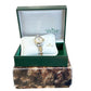 Ladies Rolex Oyster Perpetual 26mm Mother of Pearl Diamond Fluted Gold 6619 BOX