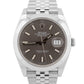 PAPERS Rolex DateJust 41mm Rhodium JUBILEE Stainless Smooth Watch 126300 BOX