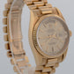1979 Rolex Day-Date President Champagne Fluted 36mm 18K Yellow Gold Watch 18038