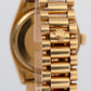 1979 Rolex Day-Date President Champagne Fluted 36mm 18K Yellow Gold Watch 18038
