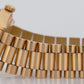 1979 Rolex Day-Date President Champagne Fluted 36mm 18K Yellow Gold Watch 18038