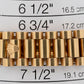 1979 Rolex Day-Date President Champagne Fluted 36mm 18K Yellow Gold Watch 18038