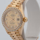 Ladies Rolex DateJust President CHAMPAGNE DIAMOND 18K Yellow Gold 26mm 69178