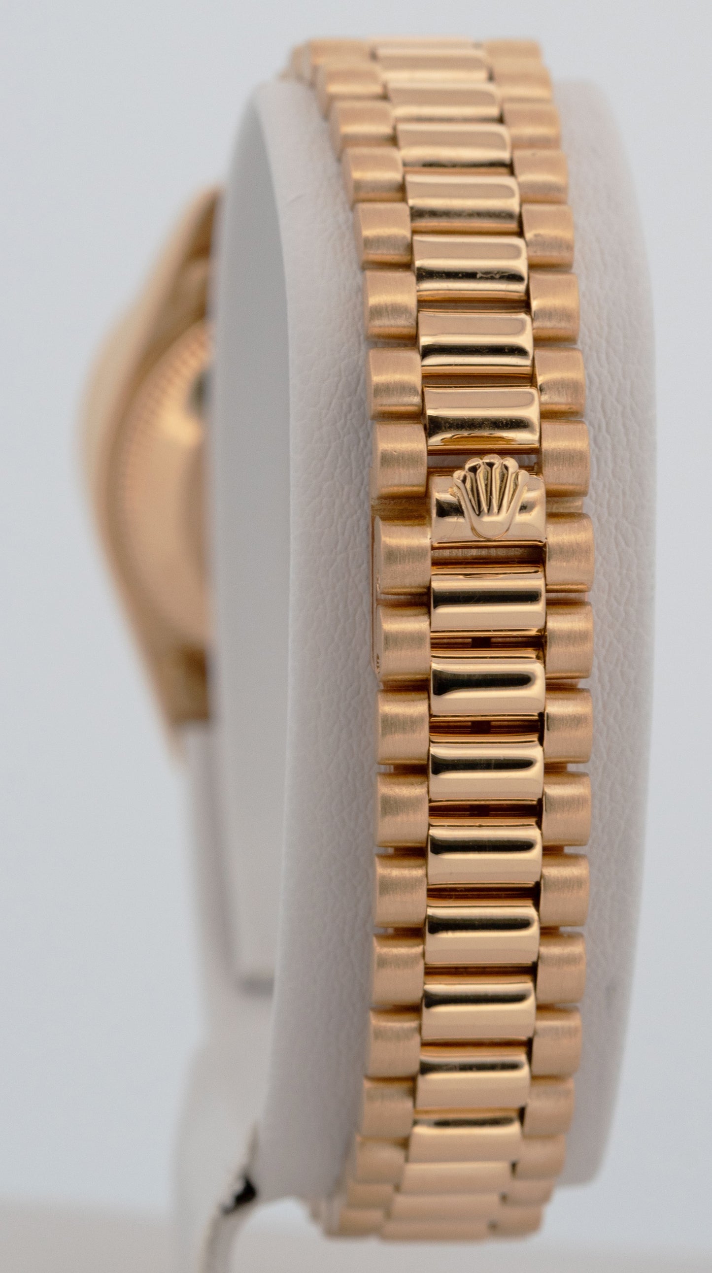 Ladies Rolex DateJust President CHAMPAGNE DIAMOND 18K Yellow Gold 26mm 69178