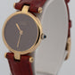 Must de Cartier Vermeil Red 30mm Quartz Gold 925 Sterling 590008 Leather Watch