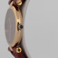Must de Cartier Vermeil Red 30mm Quartz Gold 925 Sterling 590008 Leather Watch