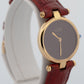 Must de Cartier Vermeil Red 30mm Quartz Gold 925 Sterling 590008 Leather Watch