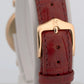 Must de Cartier Vermeil Red 30mm Quartz Gold 925 Sterling 590008 Leather Watch