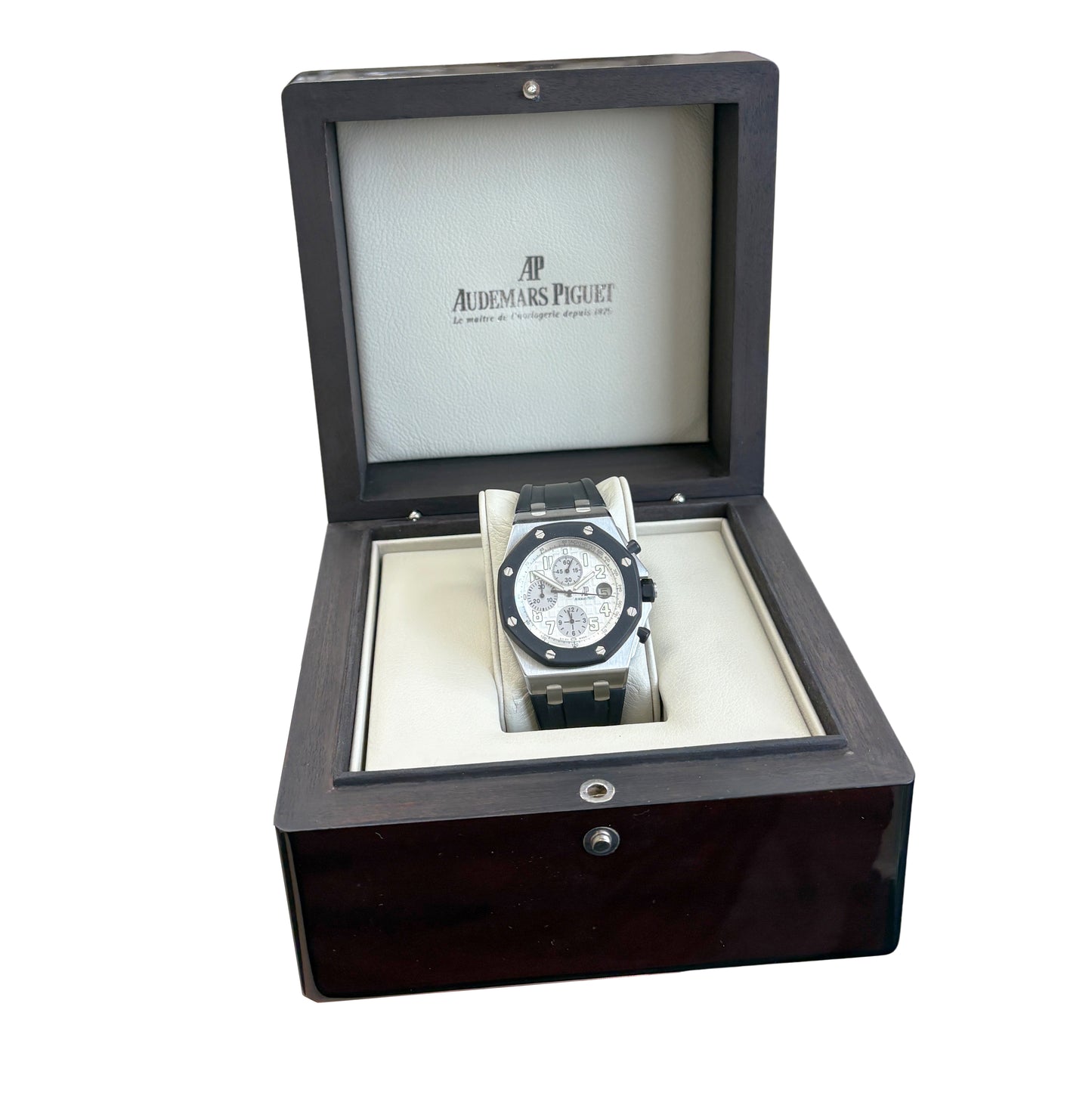 Audemars Piguet Royal Oak Offshore Chronograph WHITE 42mm Rubber 25940SK BOX
