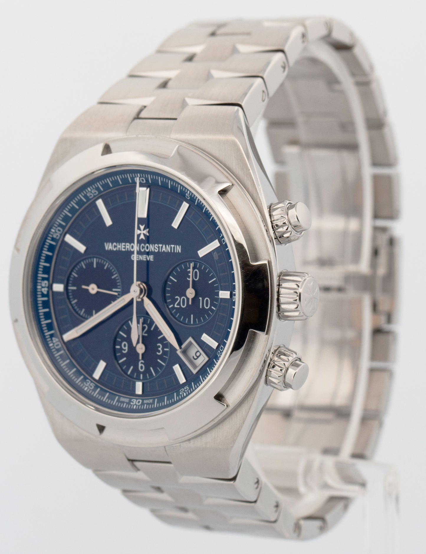 PAPERS Vacheron Constantin Overseas 5500V Chronograph BLUE 5500V/110A-B148 BOX