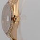 RARE PAPERS Rolex Day-Date FACTORY RUBY DIAMOND String 18K Gold 36mm 18378 BOX