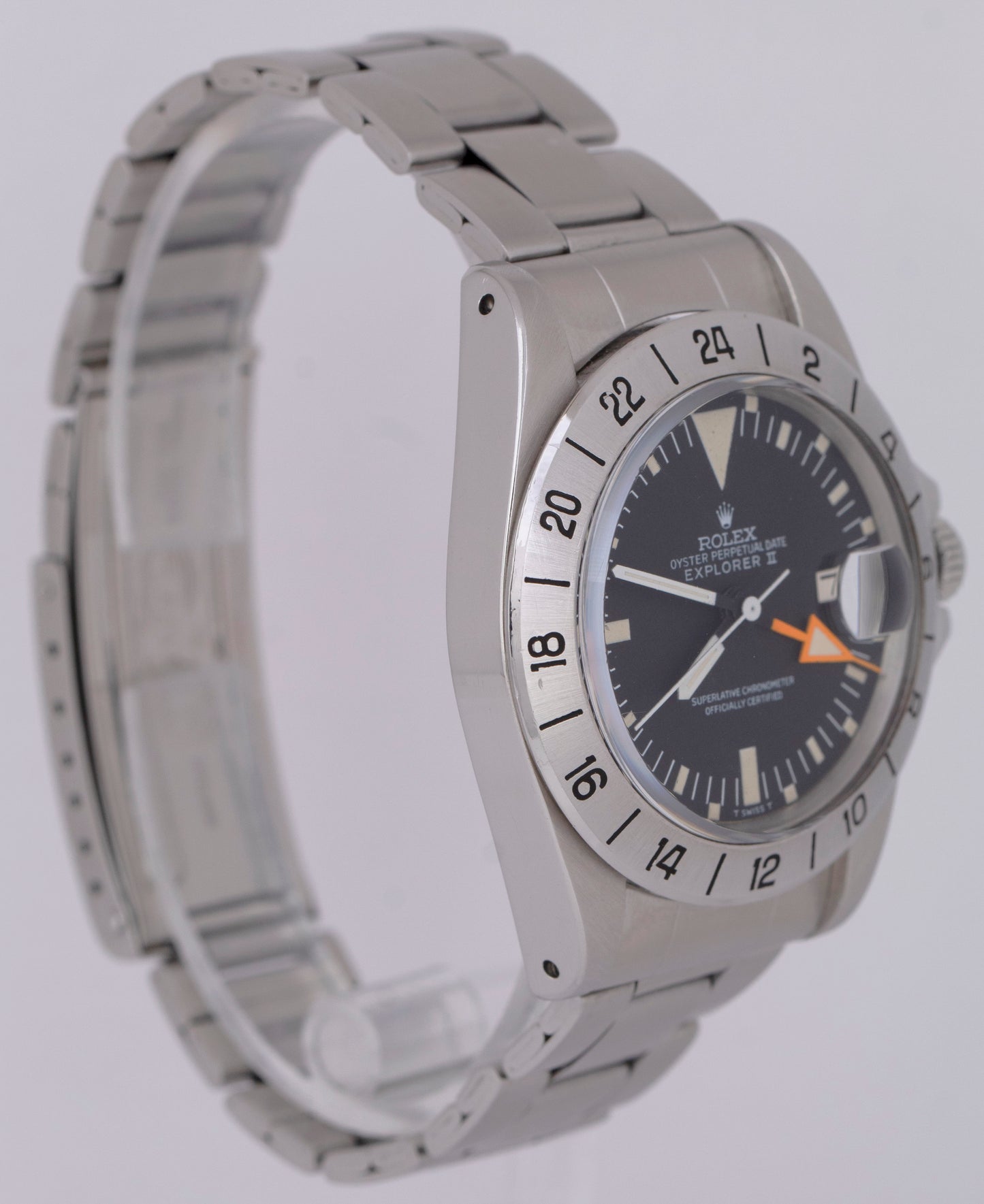 MKI PAPERS Rolex Explorer II STRAIGHT HAND 1655 Steve McQueen 40mm Watch B+P