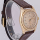 1946 Vintage Rolex Oyster Perpetual 14K GOLD Bubbleback 3372 White 32mm Watch