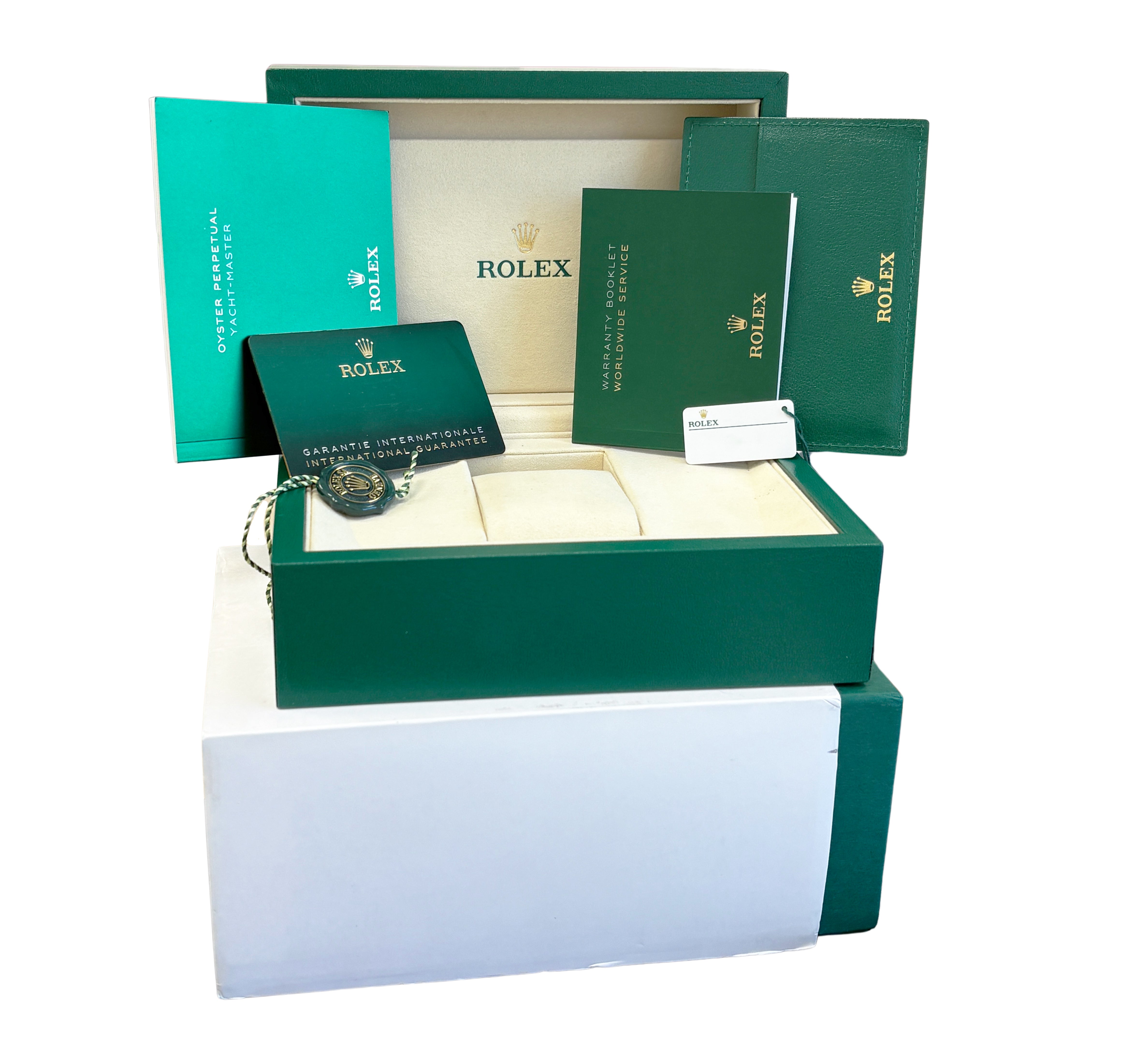 ROLEX 空箱 06/02/2026 NEW UNWORN 2026 PAPERS Rolex Yacht-Master TITANIUM Ceramic Black