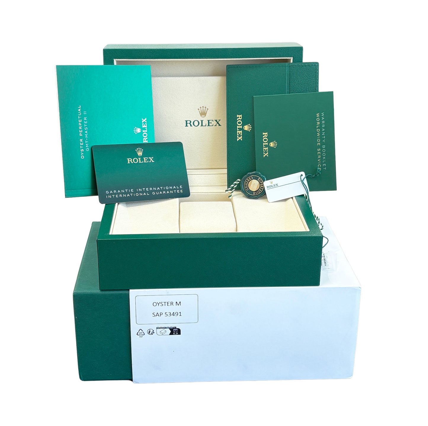 NEW UNWORN 2026 PAPERS Rolex GMT-Master II SPRITE Green OYSTER Watch 126720 BOX