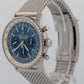 2025 PAPERS Breitling Navitimer Chronograph BLUE 42mm Steel AB0121 Watch BOX