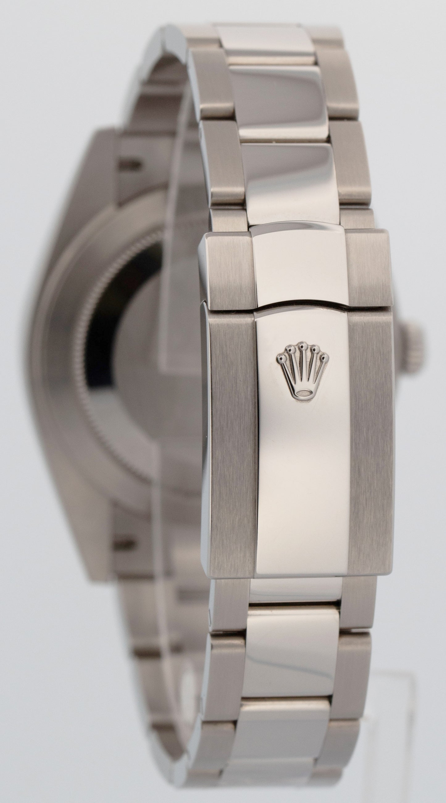 PAPERS Rolex DateJust 41mm RHODIUM DIAMOND Oyster 18K Fluted 126334 Watch BOX