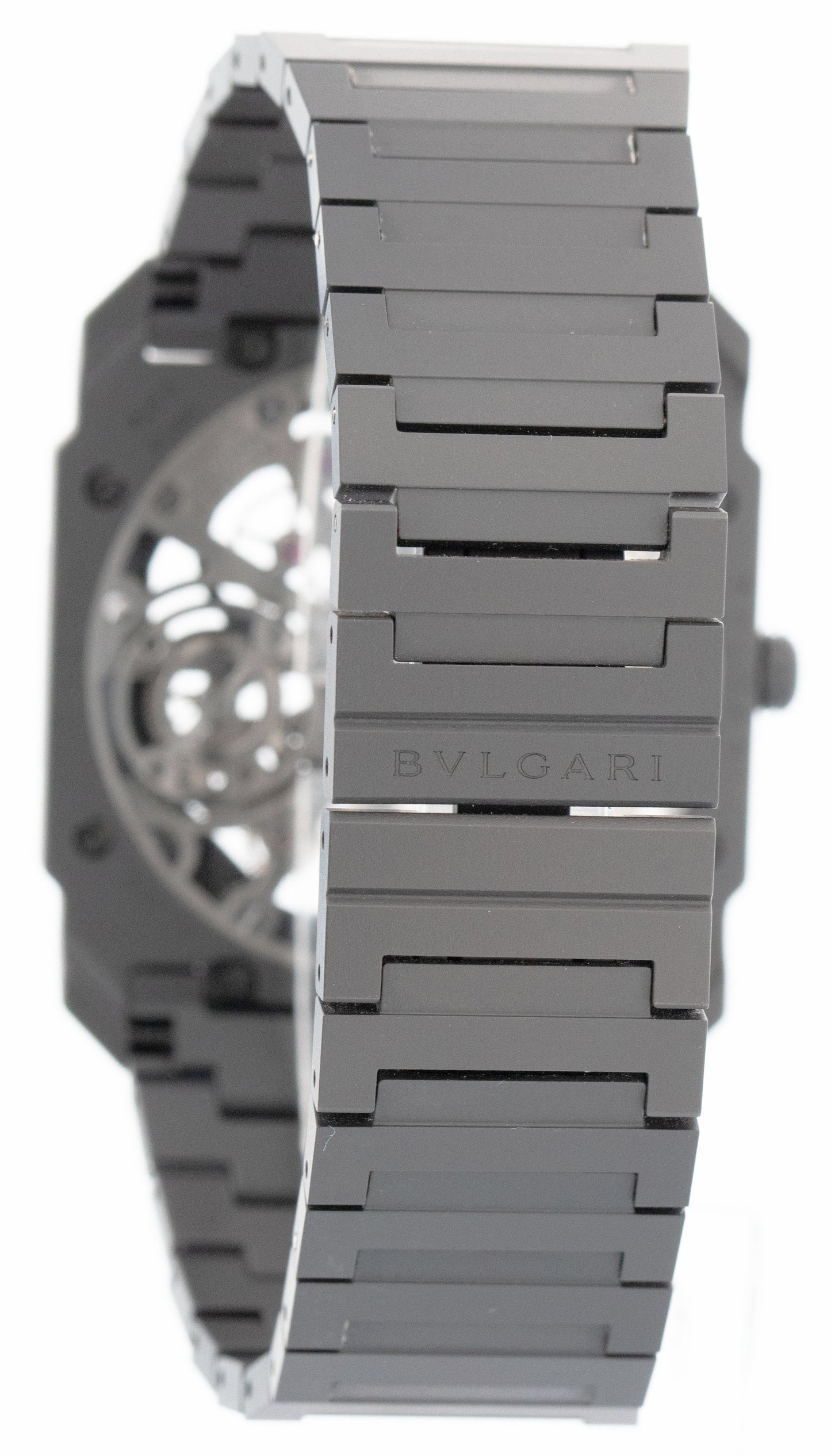 PAPERS BVLGARI Bulgari Octo Finissimo SKELETON 40 BLACK CERAMIC 103126 Watch BOX