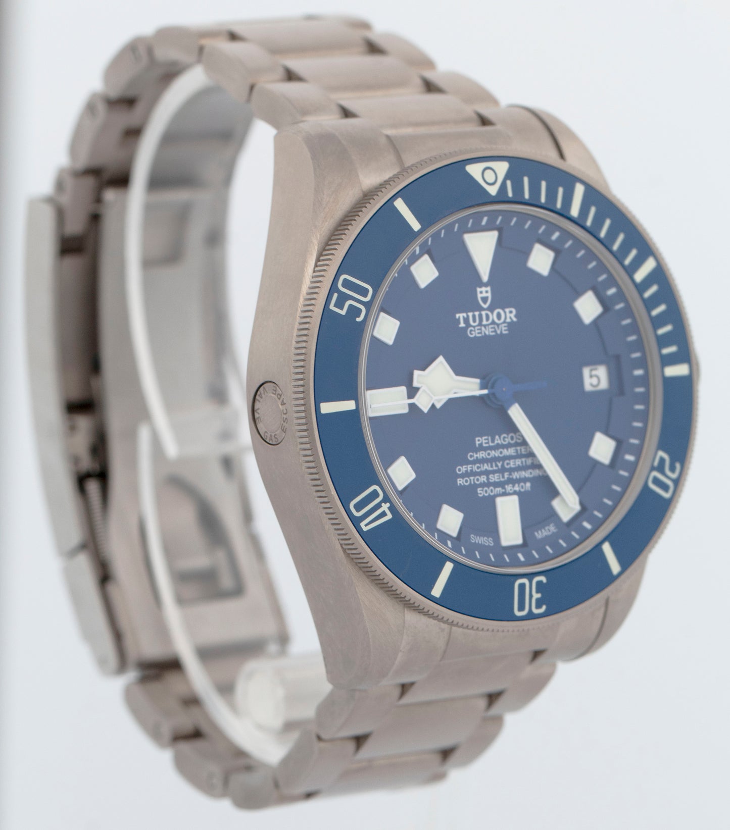 MINT PAPERS Tudor Pelagos Titanium 42mm BLUE Date Automatic Watch 25600TB BOX