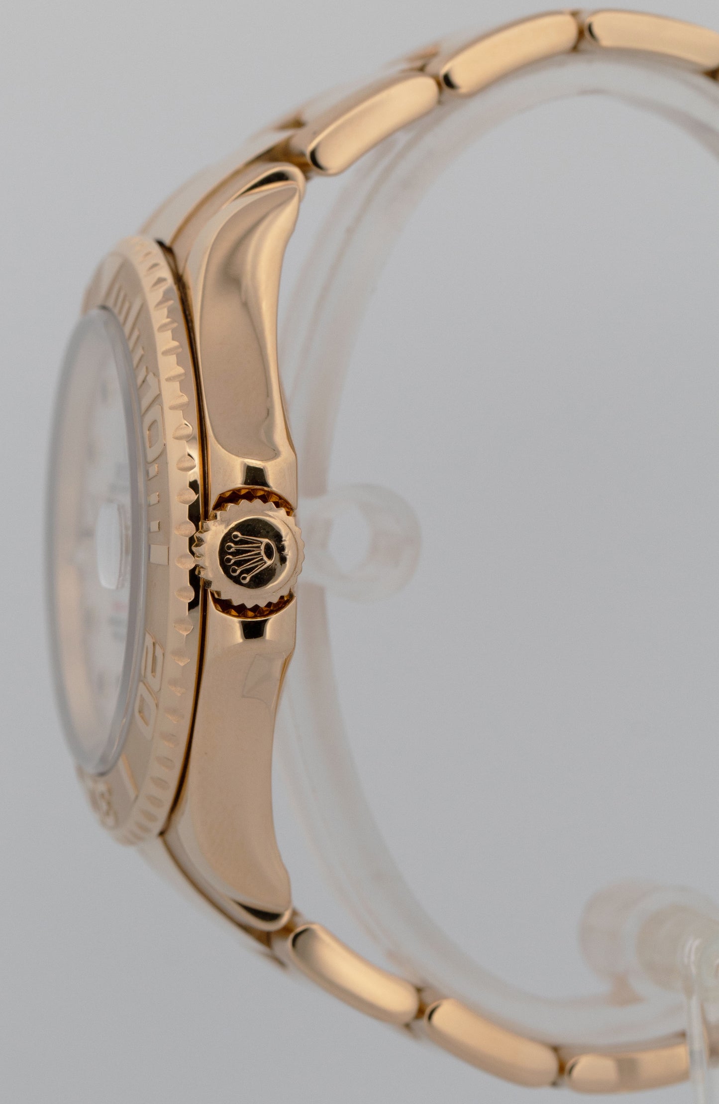 PAPERS Rolex Yacht-Master 40mm White NO-HOLES 18K Yellow Gold 16628 Watch BOX