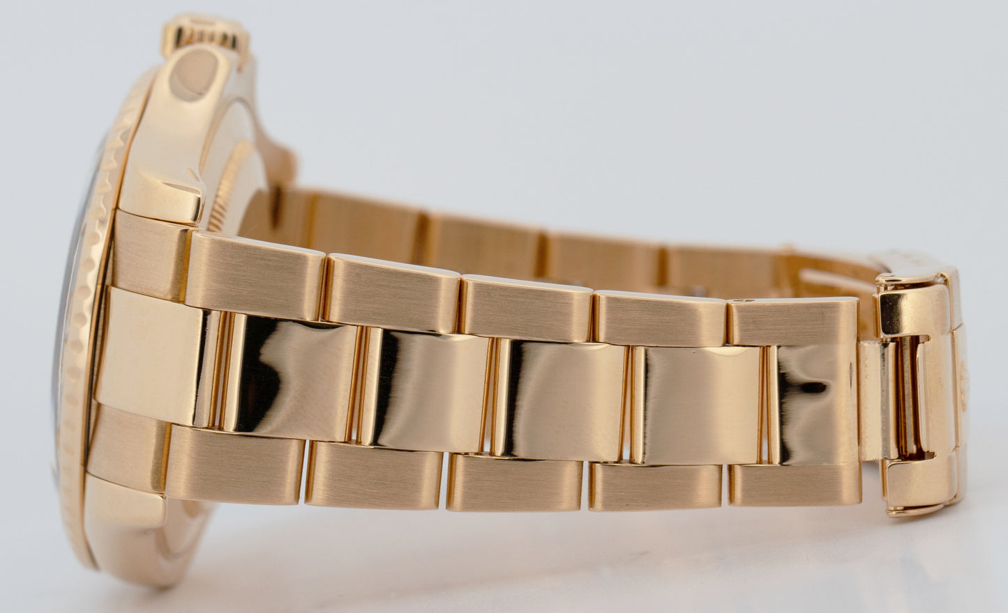 PAPERS Rolex Yacht-Master 40mm White NO-HOLES 18K Yellow Gold 16628 Watch BOX