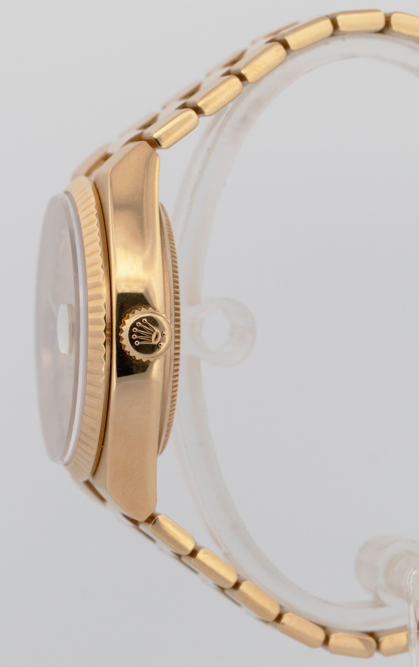 Rolex OysterQuartz Day-Date President Champagne 18K Yellow Gold 36mm Watch 19018