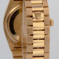 Rolex OysterQuartz Day-Date President Champagne 18K Yellow Gold 36mm Watch 19018