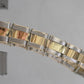 Ladies Rolex Oyster Perpetual 26mm Mother of Pearl Diamond Fluted Gold 6619 BOX