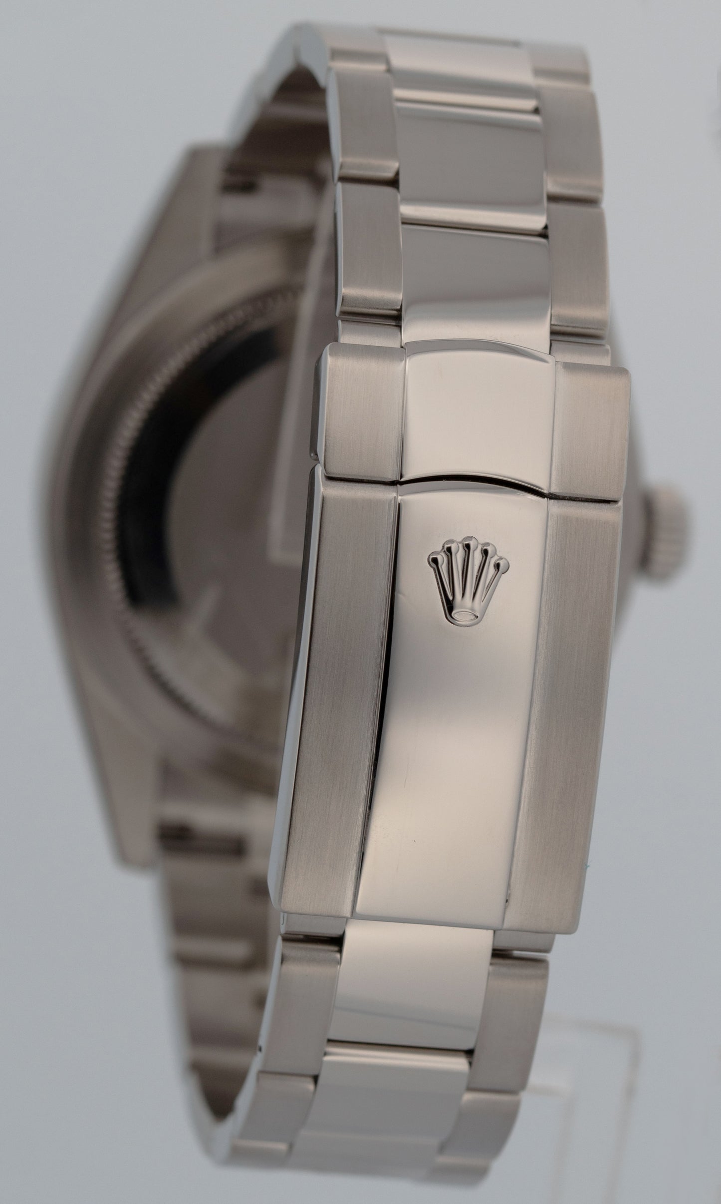 PAPERS Rolex Sky-Dweller 326934 Black 42mm OYSTER Stainless 18K Gold Watch BOX