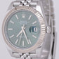 MINT 2022 PAPERS Rolex DateJust 41 Mint Green JUBILEE 41mm Watch 126334 B+P
