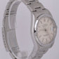 Rolex DateJust 36mm Silver Stainless Steel NO-HOLES Automatic Watch 16200