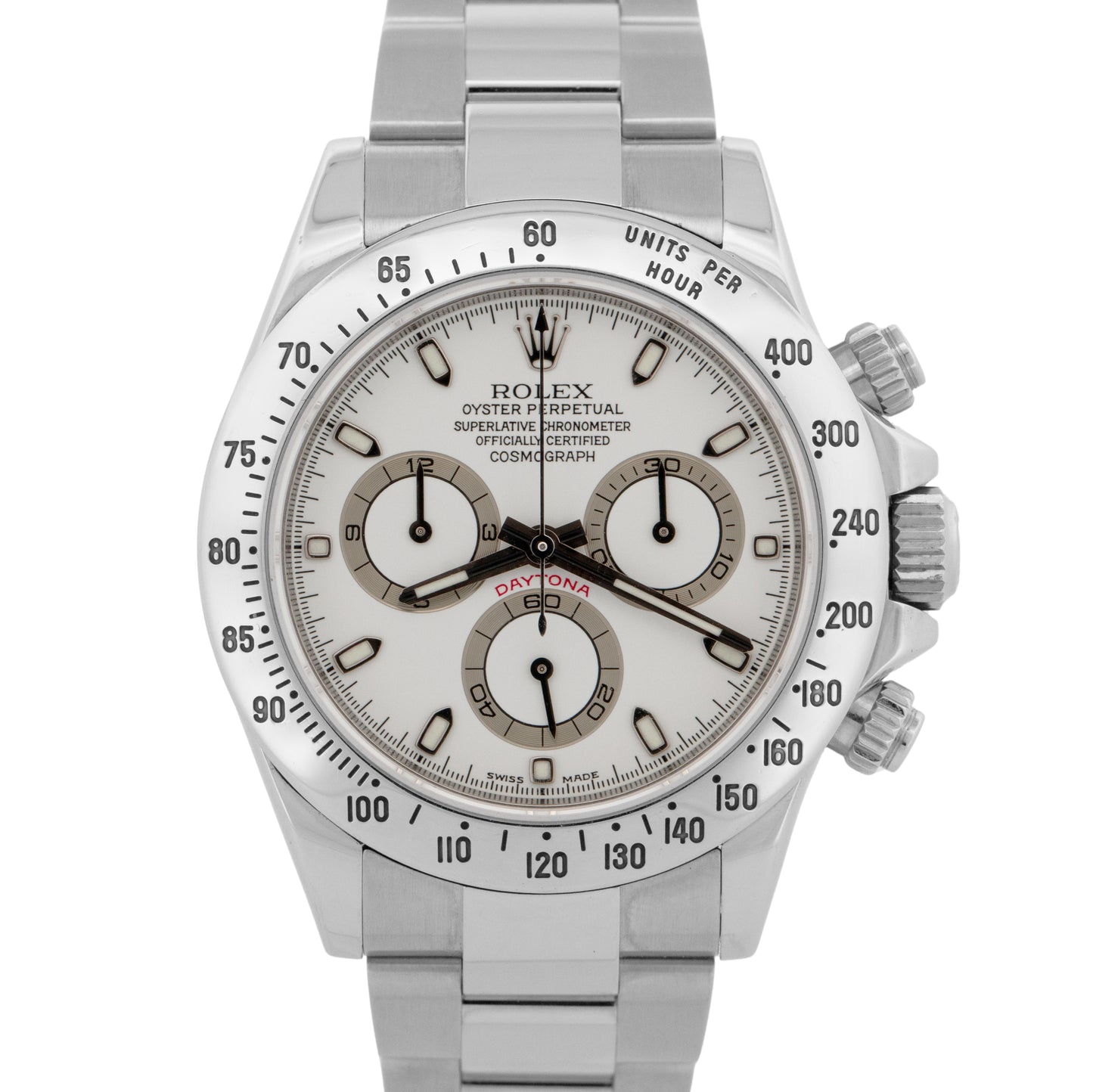 2014 PAPERS Rolex Daytona Cosmograph White FAT BUCKLE Random Serial 116520 BOX