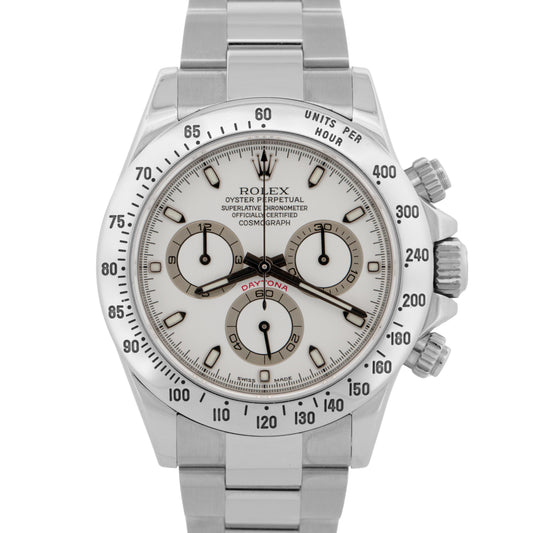 2014 PAPERS Rolex Daytona Cosmograph White FAT BUCKLE Random Serial 116520 BOX