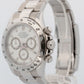 2014 PAPERS Rolex Daytona Cosmograph White FAT BUCKLE Random Serial 116520 BOX