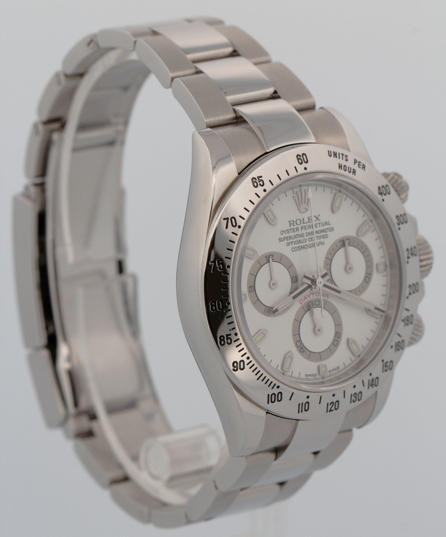 2014 PAPERS Rolex Daytona Cosmograph White FAT BUCKLE Random Serial 116520 BOX