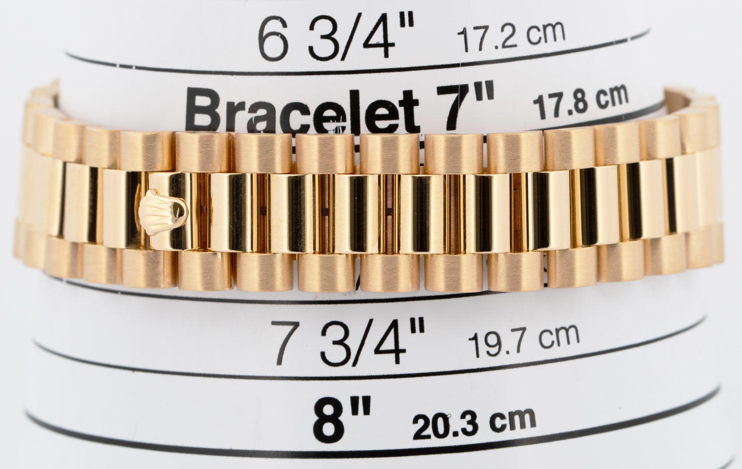 Rolex Day-Date President Black DIAMOND 36mm 18K Yellow Gold Fluted Watch 18038