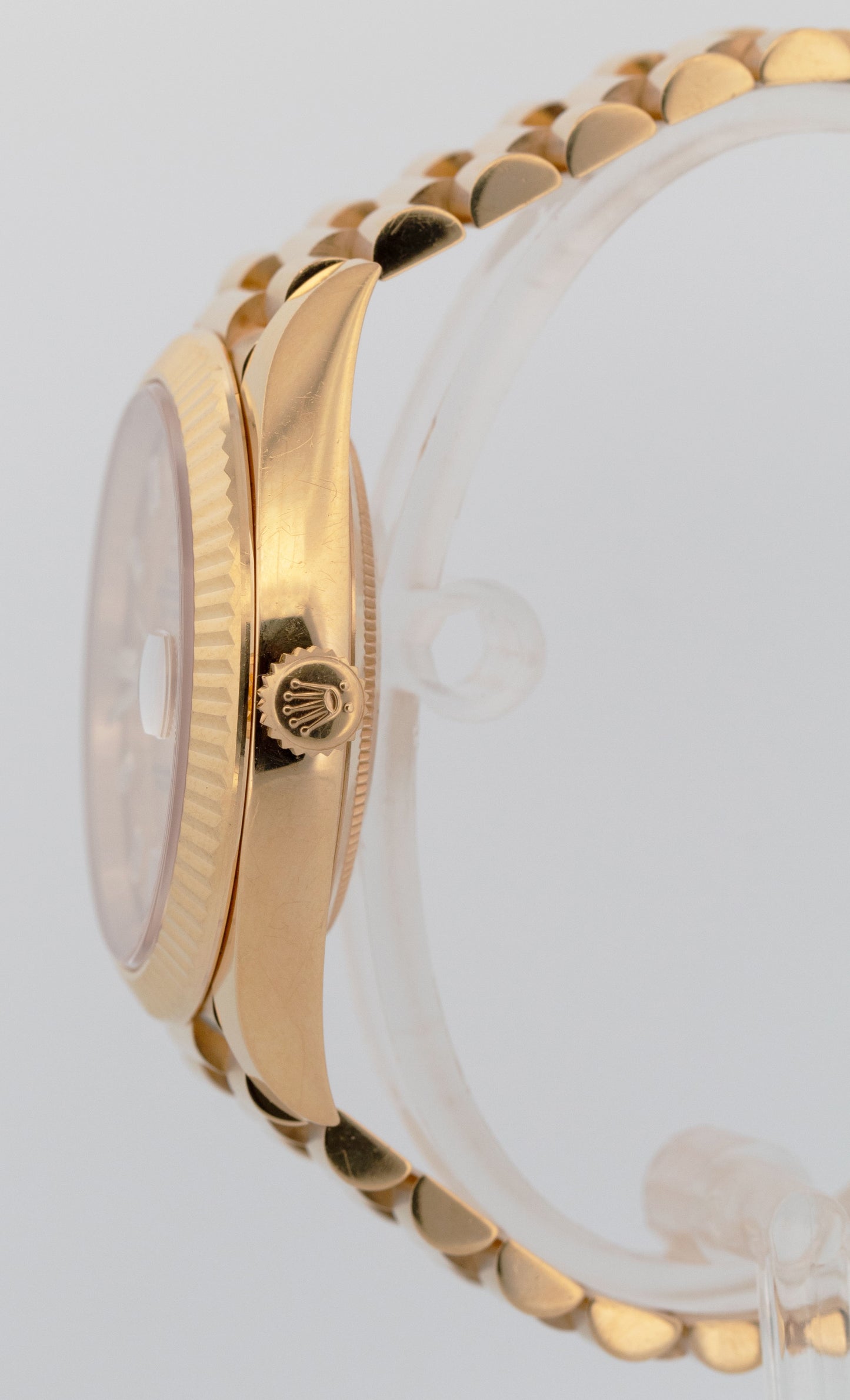 2022 PAPERS Rolex Day-Date President 40mm CHAMPAGNE BAGUETTE DIAMOND 228238 BOX