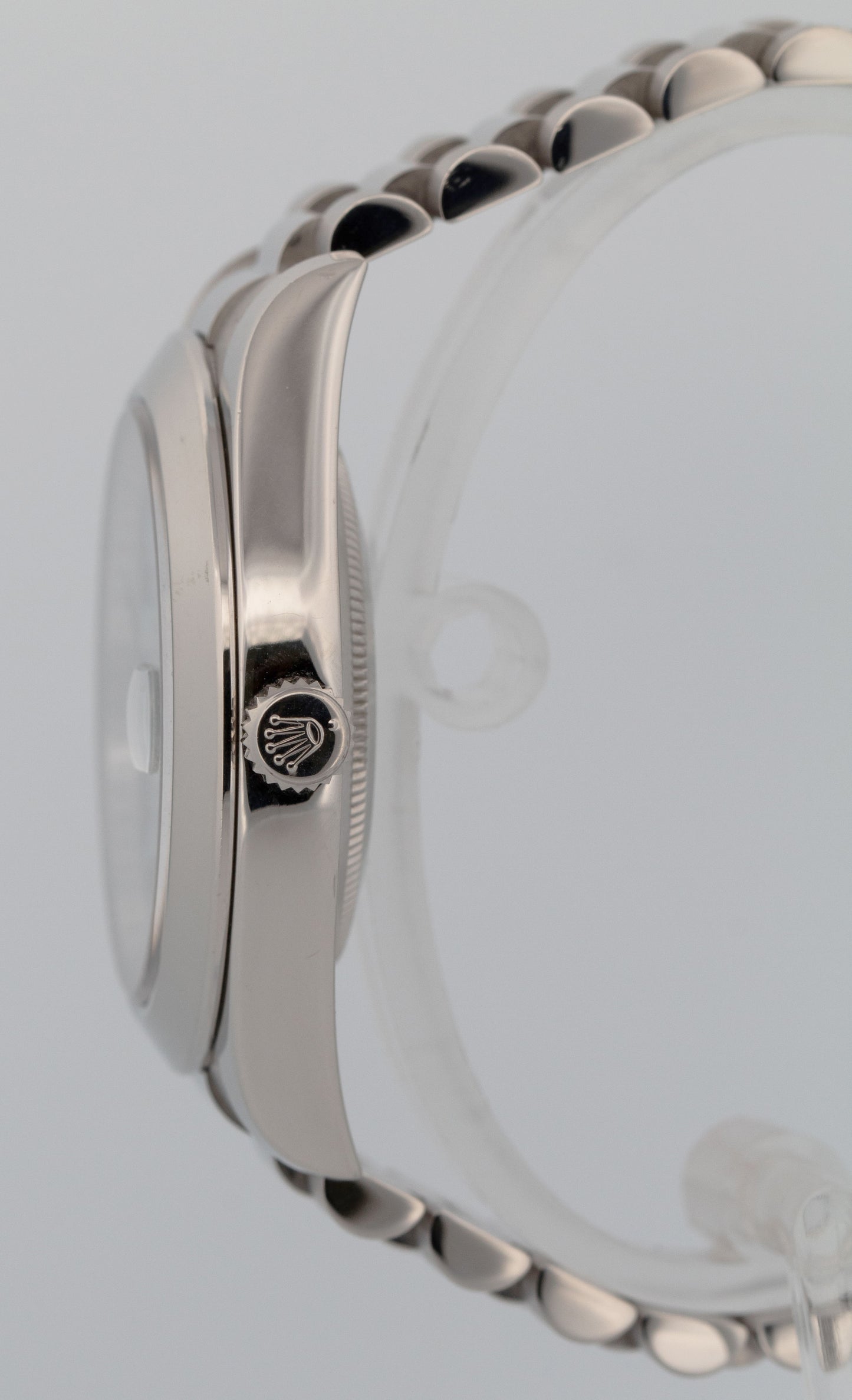 PAPERS UNPOLISHED Rolex Day-Date Presidential 41mm 950 Platinum 218206 BOX