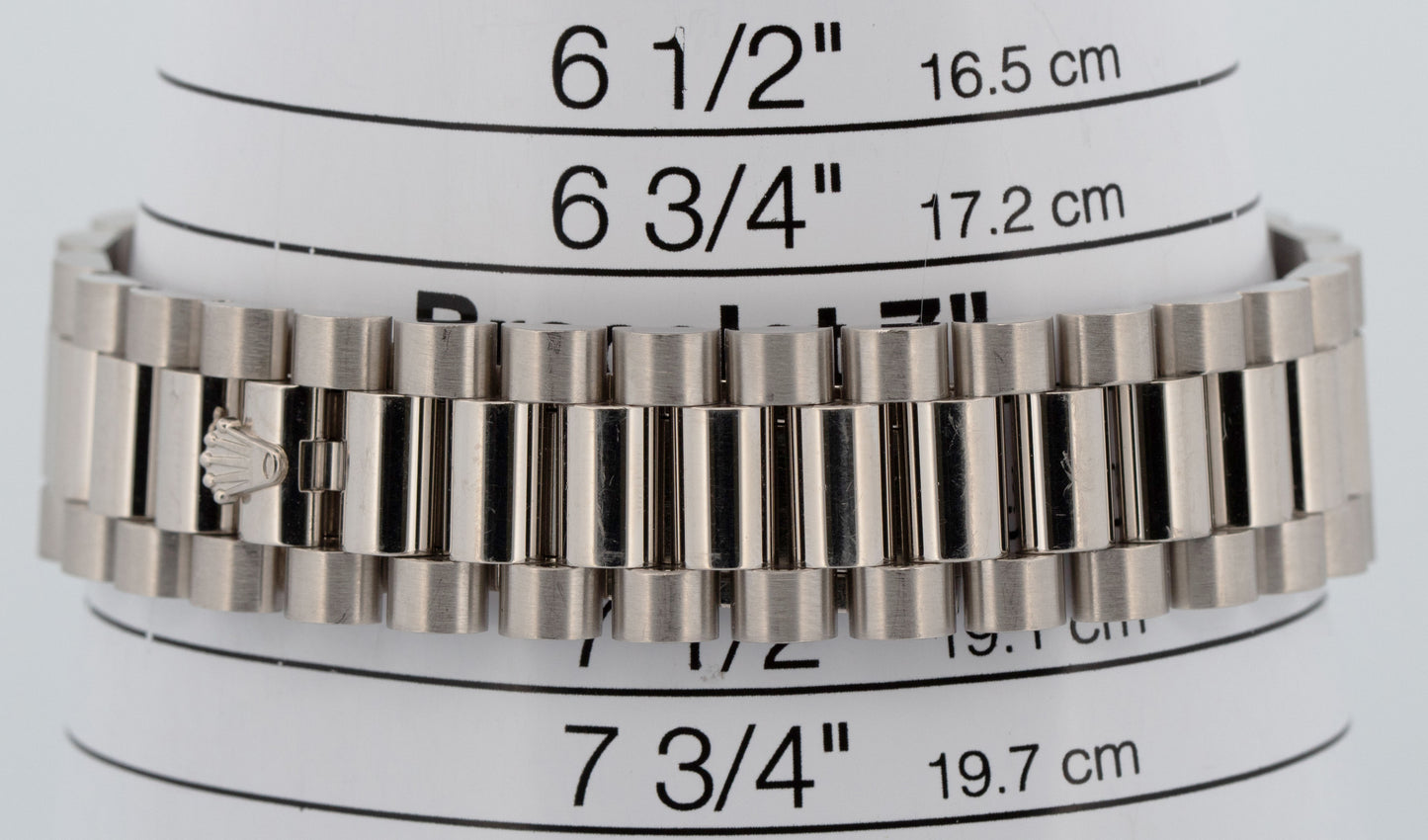 PAPERS UNPOLISHED Rolex Day-Date Presidential 41mm 950 Platinum 218206 BOX