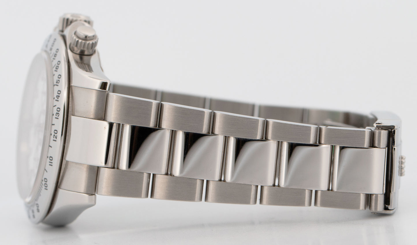 NEW OLD STOCK PAPERS Rolex Daytona Cosmograph White Steel 40mm 116520 Watch BOX