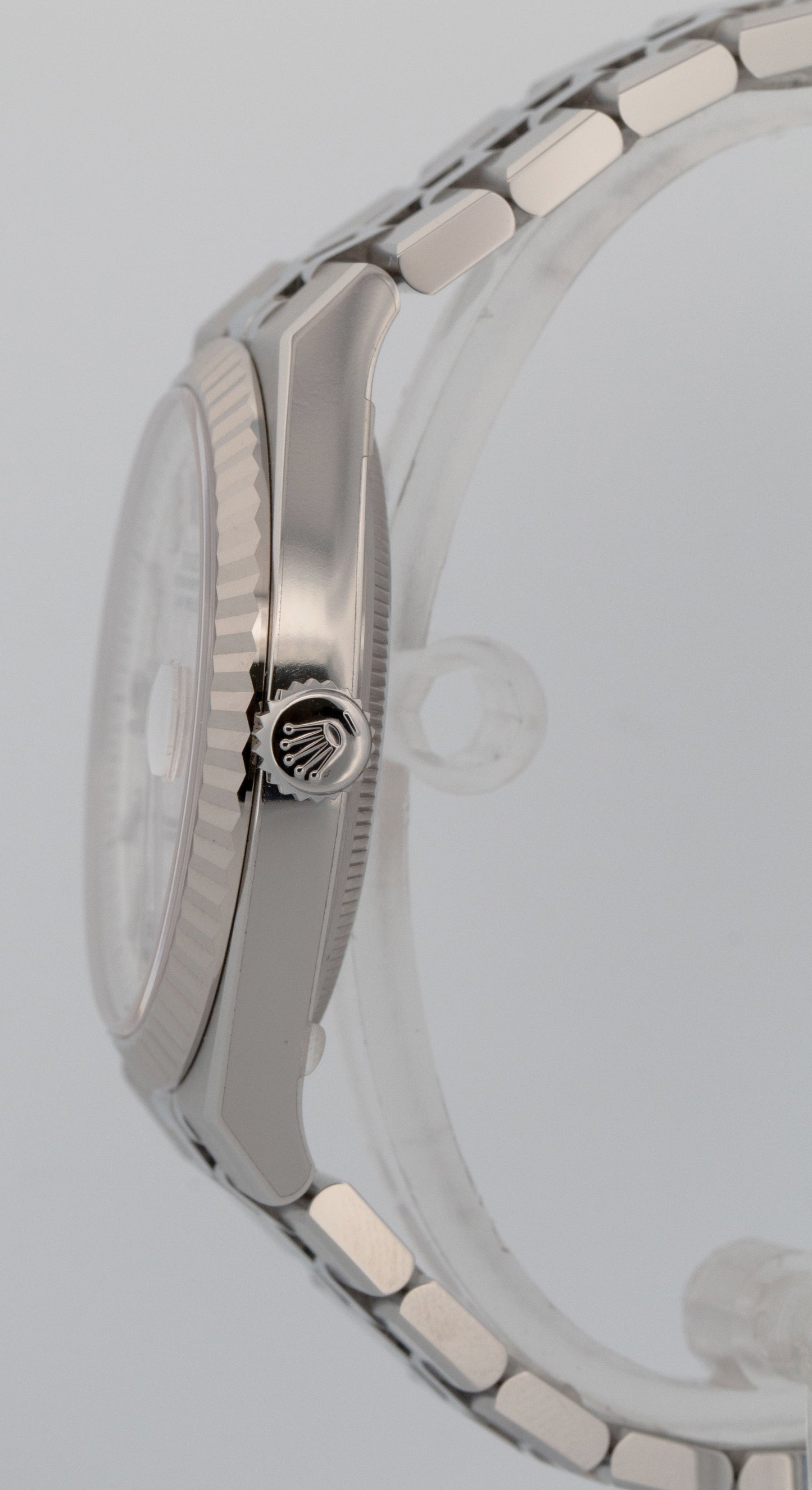 NEW UNWORN 2025 PAPERS Rolex Land-Dweller 40mm White Stainless Watch 127334 BOX