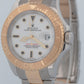 MINT PAPERS Rolex Yacht-Master 40mm WHITE Two-Tone 18K Gold 16623 Watch BOX