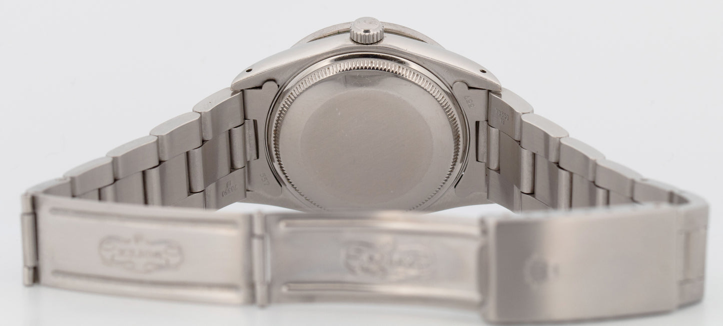 Rolex Air-King Precision Mother of Pearl DIAMOND Bezel Steel 34mm Watch 14000