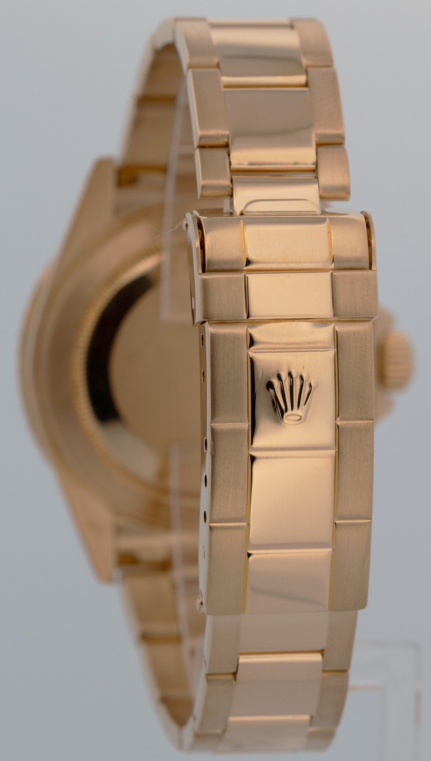 PAPERS Rolex Submariner Date 16618 LB 18K Yellow Gold Oyster BLUE 40mm Watch BOX